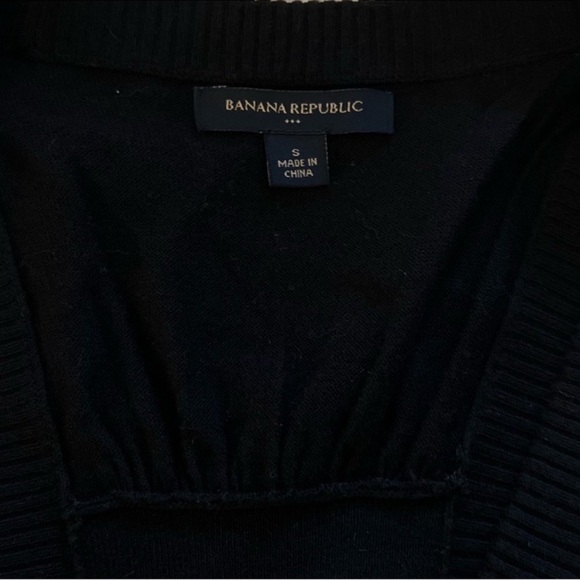 3/$19 Banana Republic sleeveless zip up tank top blouse cardigan vest tunic - Picture 10 of 14